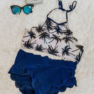 HIGH WAISTED & HALTER NECK BIKINI SET